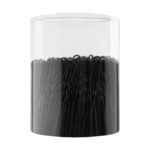 Hairdressing buns for hair e-65 300 pcs 5 cm black 1
