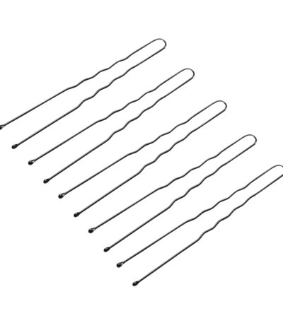 Hairdressing buns for hair e-65 300 pieces 7 cm black