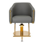 Hairdressing chair Burgos Gold Gray 1