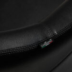 Hairdressing chair Burgos black gold 3