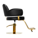 Hairdressing chair Gabbiano Linz NQ Gold Black - Image 4