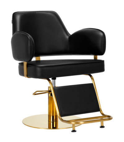 Hairdressing chair Gabbiano Linz NQ Gold Black