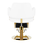 Hairdressing chair Gabbiano Linz NQ Gold White 1
