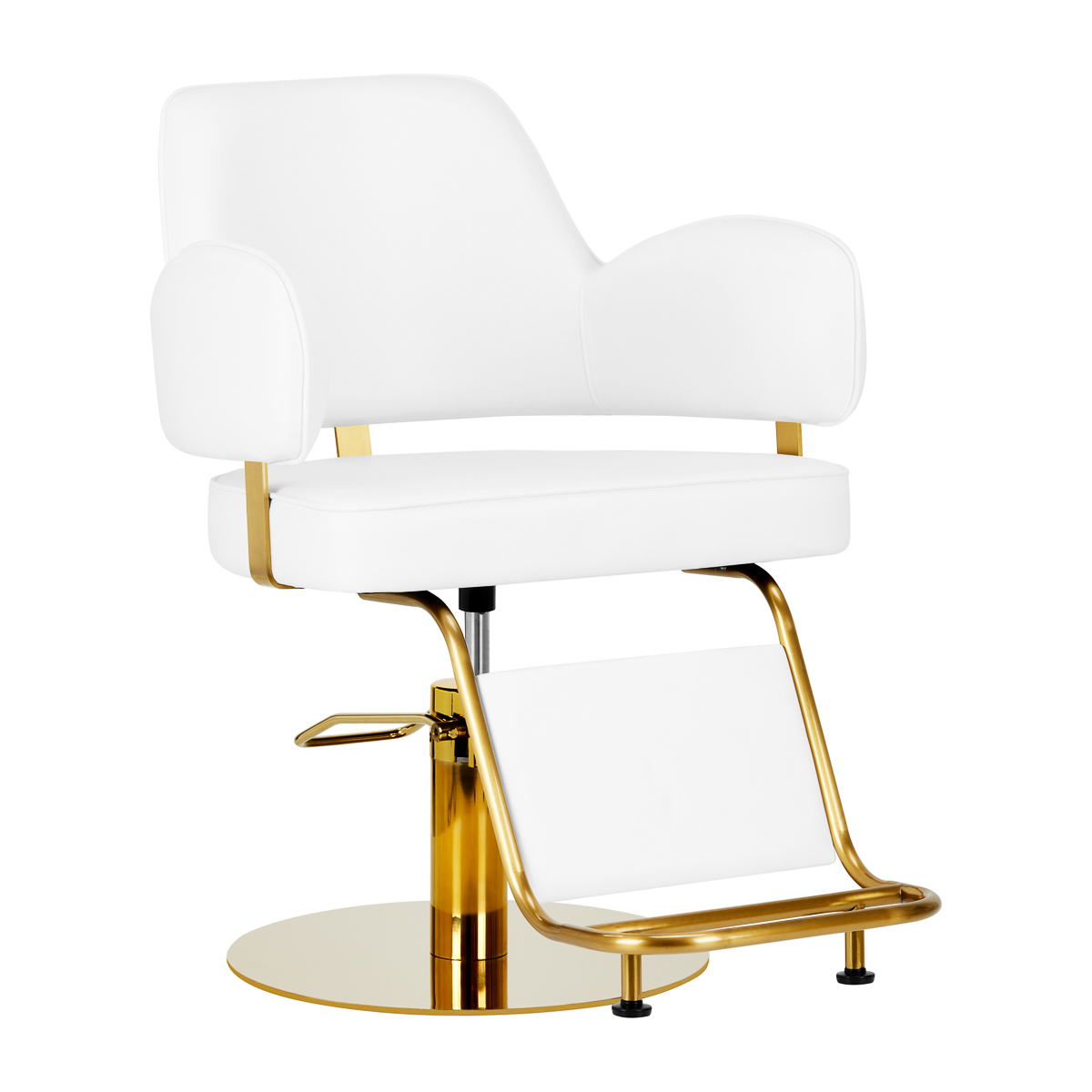Hairdressing chair Gabbiano Linz NQ Gold White Hairdressing chair Gabbiano Linz NQ Gold White