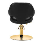 Hairdressing chair Gabbiano Parma Gold Black 1