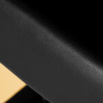 Hairdressing chair Gabbiano Turyn black gold 3