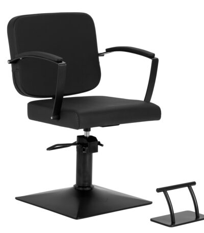 Hairdressing chair Hair System Edge noir black