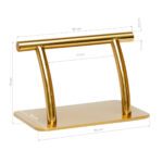 Hairdressing footstool L005S gold 2