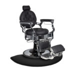 Hairdressing mat under a semicircular armchair 1