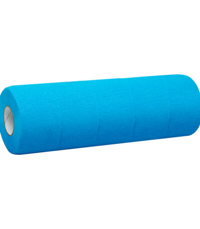 Hairdressing paper collar 5 pcs. blue