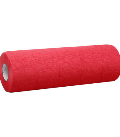 Hairdressing paper collar 5 pcs. red