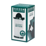 Hairdressing vacuum cleaner round filter