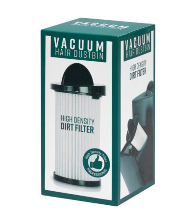 Hairdressing vacuum cleaner round filter
