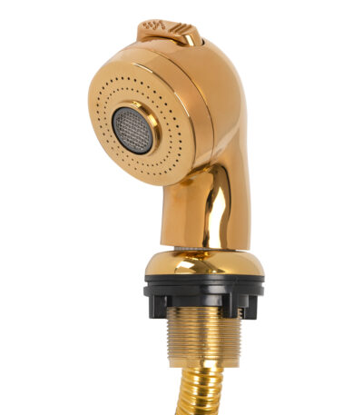 Hairdressing wash unit handset gold large