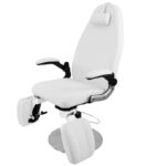 Hydraulic podiatry chair azzurro 713a white - Image 2