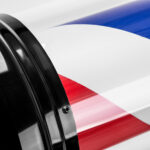 Illuminated plafond barber shop BB-02 black