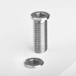 Inox tube magnifier lamp holder 2