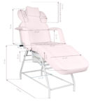 Ivette eyelash treatment chair pink - Image 2