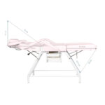 Ivette eyelash treatment chair pink 1