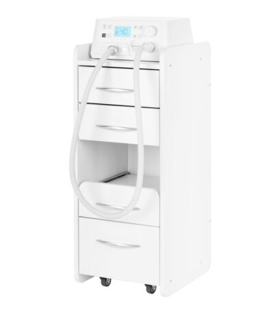 KIT: Saeyang Marathon Cyclone-Vac podiatry nail drill machine with absorber + Mini 969 storage unit