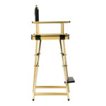 Make-up Chair Aluminum Gold 1