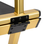 Make-up Chair Aluminum Gold - Image 4