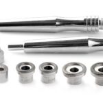 Microdermabrasion heads and a set