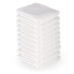 Microfiber towel 73x40cm 10pcs white