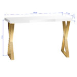 Momo 04-GL Cosmetic Desk 3