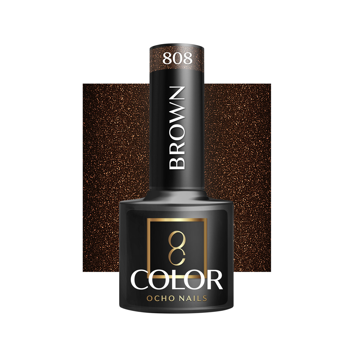 OCHO NAILS Hybrid nail polish brown 808 -5 g OCHO NAILS Hybrid nail polish brown 808 -5 g