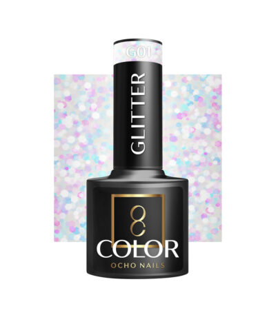 OCHO NAILS Hybrid nail polish glitter G01 -5 g