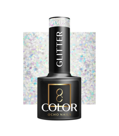 OCHO NAILS Hybrid nail polish glitter G02 -5 g