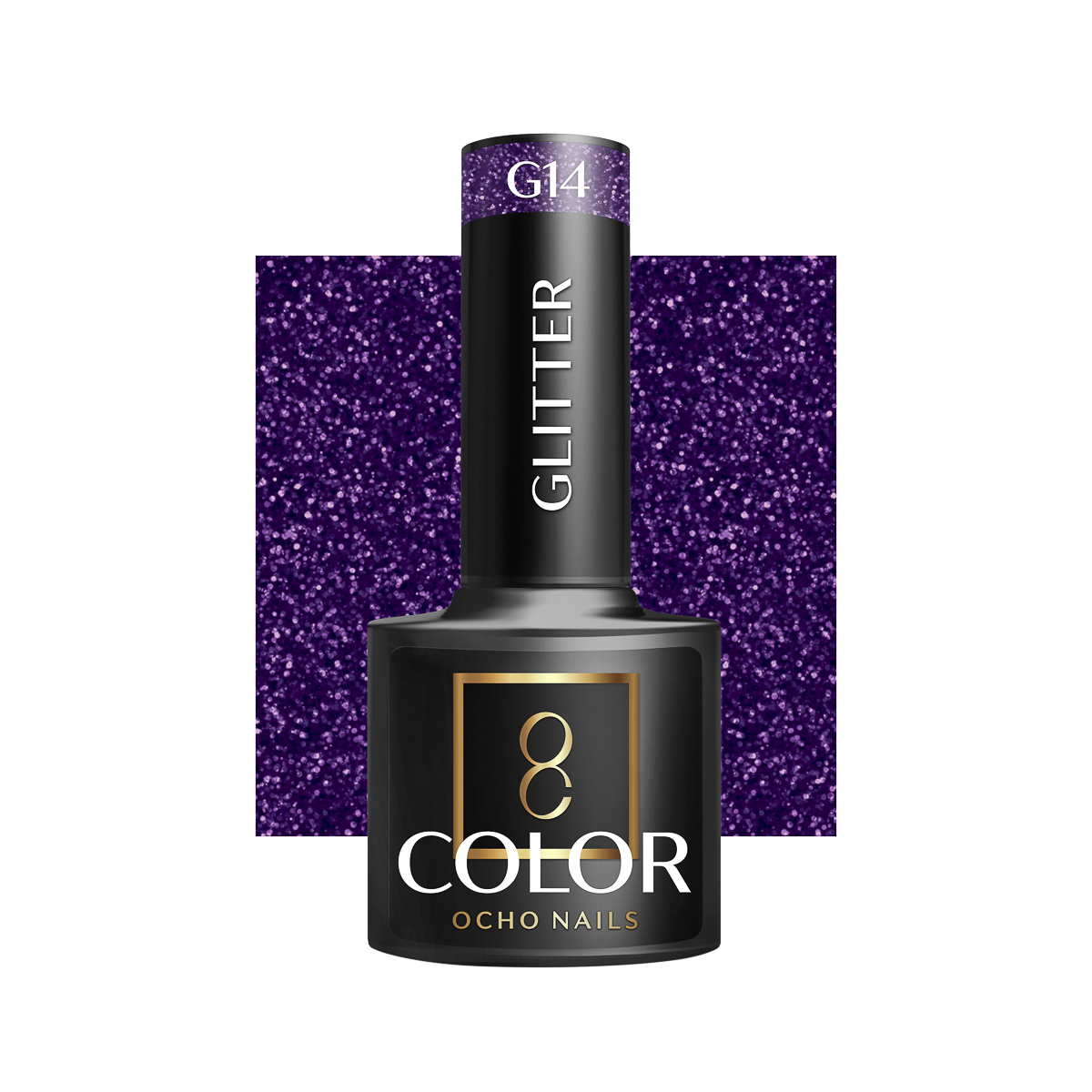 OCHO NAILS Hybrid nail polish glitter G14 -5 g OCHO NAILS Hybrid nail polish glitter G14 -5 g