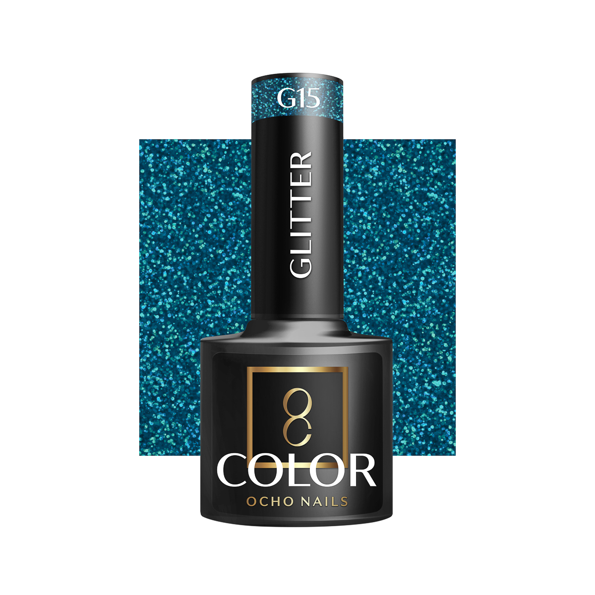 OCHO NAILS Hybrid nail polish glitter G15 -5 g OCHO NAILS Hybrid nail polish glitter G15 -5 g