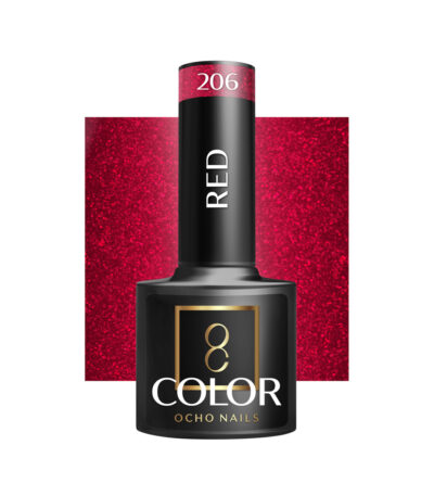 OCHO NAILS Hybrid nail polish red 206 -5 g