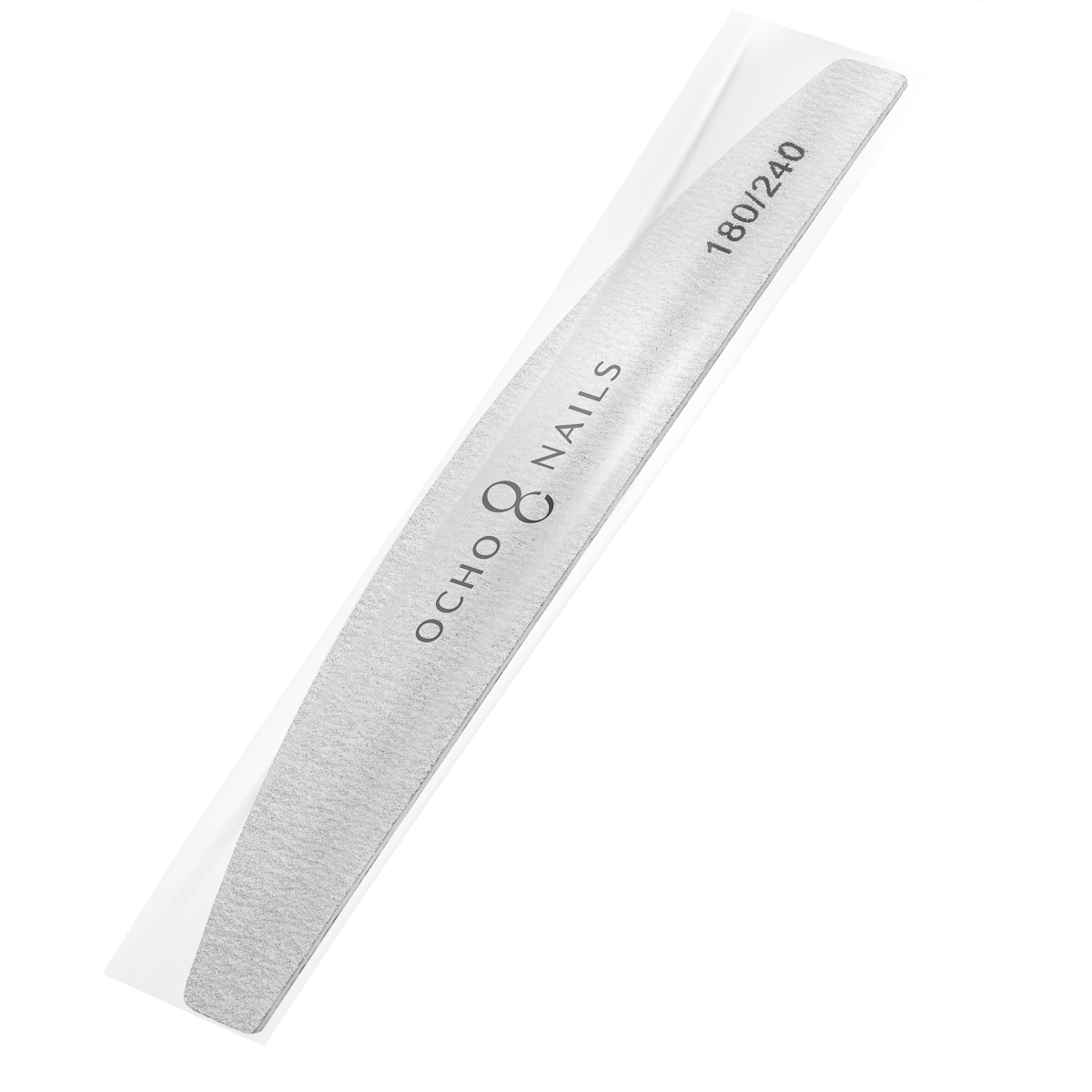 Ocho Nails half-moon slim file 180/240 1 pcs. safe pack Ocho Nails half-moon slim file 180/240 1 pcs. safe pack