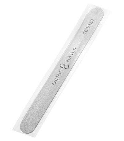 Ocho Nails straight file slim 100/180 1 pc. safe pack