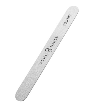 Ocho Nails straight file slim 100/180 10 pcs.