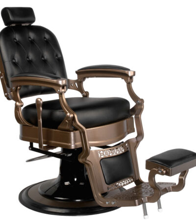 Old Ernesto Black Barber Chair Gabbiano