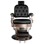 Old Ernesto Black Barber Chair Gabbiano 3