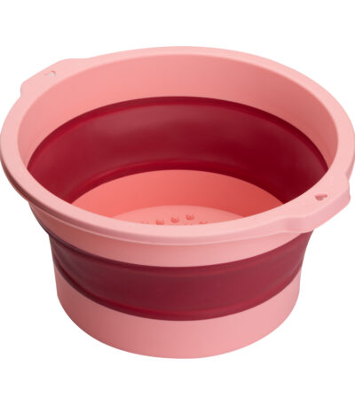 PEDICURE BOWL FOLDABLE PINK