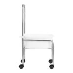 Pedicure tray on wheels, chrome - Image 3
