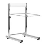 Pedicure tray with adjustable height, chrome - Image 3