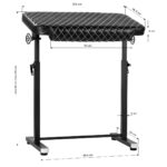 Pro Ink 718 Tattoo Armrest Black Quilted W - Image 8