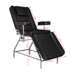 Pro ink 602 black tattoo chair - Image 6