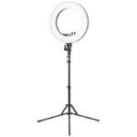 Ring light 18 "48w led black + tripod
