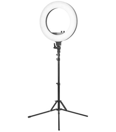 Ring light 18 "48w led black + tripod