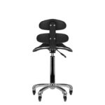 Roll speed am-880 black high cosmetic stool 1