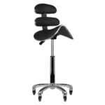 Roll speed am-880 black high cosmetic stool 2