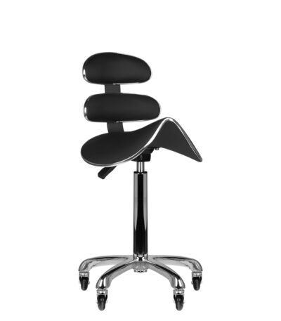 Roll speed am-880 black high cosmetic stool